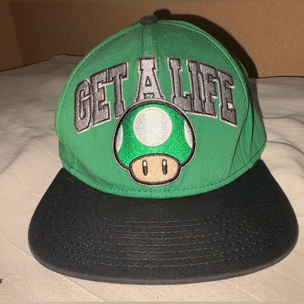 Nintendo Super Mario Black and White Logo Patch